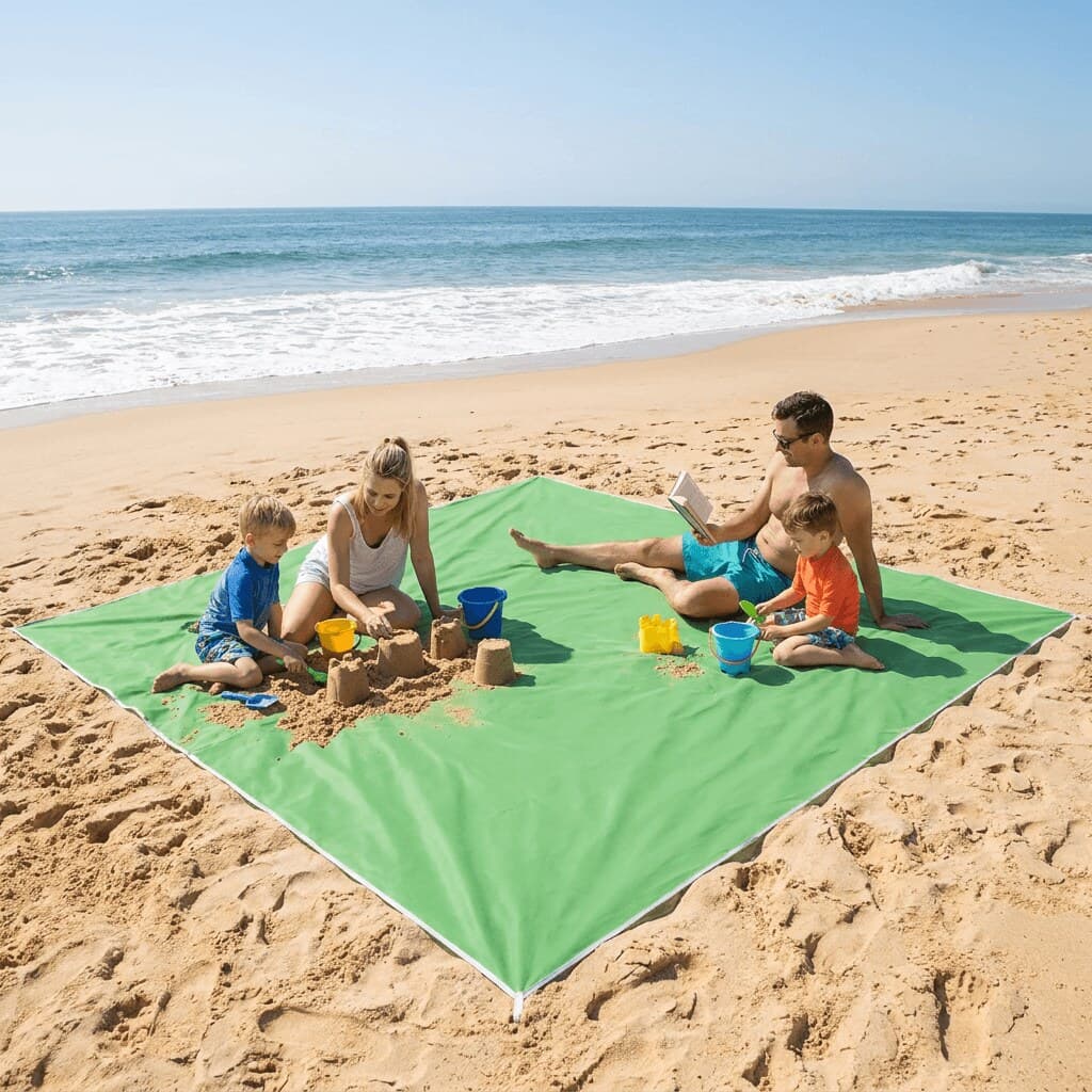 SolScape™ XL Sand-Free Beach Mat (200x200cm) 3